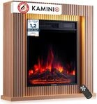 KAMINIO Elektrokamin Matti - Elektrischer Standkamin mit Heizung,...