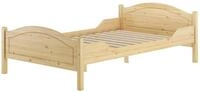Erst-Holz Breites Einzelbett 120x200 Kiefer Massivholz Landhausstil