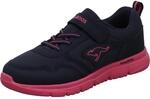 KangaROOS K-ETK Possum EV Kinder Sneaker f&uuml;r M&auml;dchen in Blau mit Pink, f&uuml;r...