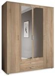 KARL Eleganter Kleiderschrank 4-t&uuml;rig mit viel Stauraum - Vielseitiger
