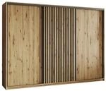 Masseno Schwebet&uuml;renschrank VONTE 270/205/60 cm Kleiderschrank mit Lamellen und