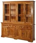 MASSIVMOEBEL24.DE | Oxford Buffet Akazie 204x50x220, Farbe:Hellbraun lackiert,