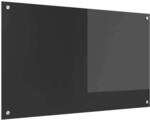 vidaXL K&uuml;chenr&uuml;ckwand Dunkelgrau 100 x 60 cm Geh&auml;rtetes Glas, Moderne, robuste