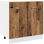 vidaXL Sp&uuml;lenunterschrank Lyon Altholz-Optik 80x46x81,5 cm