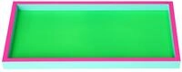 Gift Company Neo, Tablett, rechteckig (29,9x2x14,9cm), 3 farbig, neon gr&uuml;n/neon