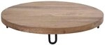 Koopman Nat&uuml;rlich Mango Holz Holzklotz Scheibe 40cm Gro&szlig; Baum Scheibe...