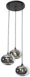 Qazqa Smart led Art Deco Pendelleuchte, Pendellampe - Busa - Schwarz mit...