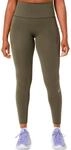 ASICS Road Seamless Lauftight Damen gr&uuml;n - Dark Olive L