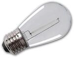 Kanlux E27 Lichterketten-Birne ST45, blau, 230V/0,9W, 8lm, Filament LED,