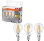 Osram LED BASE CLASSIC P in P-Form, LED-Lampe, Glas, klar, 5,9 W, 806 lm, 2700...