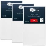 Keilrahmen Leinwand zum Bemalen 80x100 cm &ndash; Artina FSC&reg; 3er Set bespannte