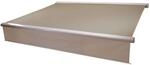 Elektrische Vollkassetten-Markise T124AM, 4x3m ausfahrbarer Volant - Polyester...