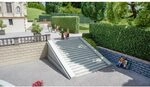 58316 H0 Freitreppe gerade, 2 St&uuml;ck