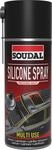 Soudal Silikonspray, 400ml, Dose, Spray mit Schmier- und Antihafteigenschaften...