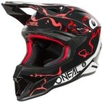 O'NEAL 1SRS Helmet SPLASH schwarz/rot/Gr&ouml;&szlig;e XS
