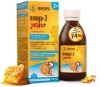 Medex Omega 3 Kinder Junior Sirup, 74% honigbasiert - 143 g Honig, ausgezeichneter