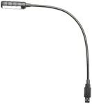 Adam Hall SLED 1 ULTRA USB mit 4 COB LED Schwanenhalsleuchte - Schwanenhalslampe