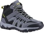 Hi-Tec Men's Jaguar Mid Wp Hiking Boot, Graphite Black Citron, 46 EU