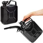 BW&reg; Benzinkanister Metall 2x 5 Liter mit Ausgie&szlig;er - Kraftstoffkanister...