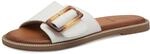 s.Oliver Schiebe-Sandalen 5-27131-42 Wei&szlig; Vegan und Soft Foam
