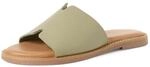 Tamaris Damen Pantolette Leder flach
