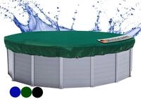 QUICK STAR Poolabdeckung Rund f&uuml;r 244-280 cm Pools | Planenma&szlig; &Oslash; 340 cm 
