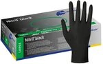 Meditrade Nitril&reg; Einweghandschuhe schwarz &ndash; puderfrei, latexfrei,...