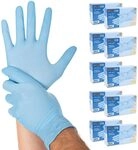 FRANZ MENSCH Hygostar Nitrilhandschuhe Safe Light | puderfrei, Karton, blau,...