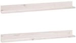 vidaXL 2X Wandregal Wandboard H&auml;ngeregal B&uuml;cherregal Regal Freischwebend