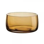 ASA Sch&auml;lchen, Bernsteinfarben, Glas, Mundgeblasen, Klassisch, Bowl, 10x5 cm