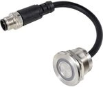 TRU Components TC-12835300 TC-TS22A10YSSG12M12 Male Connector Sensortaster 24 V...