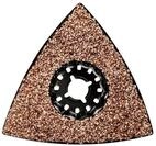 Placa abrasiva triangular, para ranuras7emplaste, 78 mm, HM