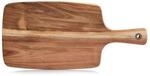 Zeller 25551 Schneidebrett mit Griff, Akazie, 41,8 x 19,5 x 1,2 cm Natur