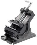 Wiltec Pr&auml;zisions-Maschinenschraubstock 100 mm Backenbreite, 90&deg; schwenkbar f&uuml;r