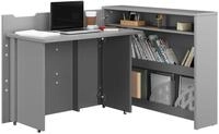 Mirjan24 Schreibtisch Ausziehbarer Work Concept, Eckschreibtisch, Arbeitstisch
