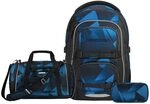 Coocazoo Porter Schulrucksack Set 3tlg. inkl. Sporttasche (Electric Ice)