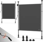 Strattore Klemmmarkise Senkrechtmarkise 150x310 cm Ausziehbar H&ouml;henverstellbar...