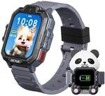 OKYUK T17 Smartwatch Kinder, 4G Kinder Smartwatch mit GPS & Videoanruf, SOS Notruf,