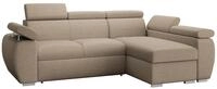Mirjan24 Ecksofa Boston Mini, Eckcouch mit Schlaffunktion und Bettkasten, Polsterecke
