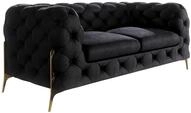 S-Style M&ouml;bel Milton Chesterfield Sofa 2-Sitzer 2er Couch Wohnzimmer M&ouml;bel
