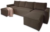 Masseno Ecksofa ASPRA mit Schlaffunktion U-Form, Sofa mit Bettkasten,...