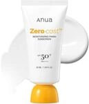 Anua Zero-Cast Moisturizing Sunscreen SPF 50, Glow-Natur-Sonnenschutz f&uuml;r das