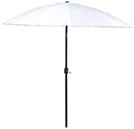 Camp Active Sonnenschirm - Sonnenschutz f&uuml;r Balkon und Terrasse - ⌀250 x 240 cm -