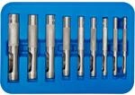 SW-Stahl 95080L Locheisensatz 9-teilig I 3-12 mm Locheisen Set in...