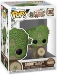Funko Pop! Marvel: Wag - Captain America - We Are Groot - Vinyl-Sammelfigur -