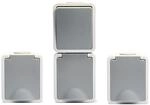 MC POWER Feuchtraum Schalter Steckdosen Set | 1x Kombi Schalter Steckdose + 2x