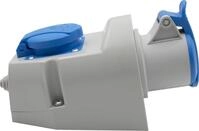 Kombinierte Wandsteckdose mit CEE-Steckdose 230 V/16 A, 3-polig + Steckdose Typ F