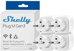 Shelly Plug M Gen3 Wei&szlig; - WLAN & Matter Smarte Steckdose, Leistungsmessung,...