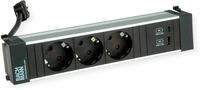 BACHMANN Power Frame M 3xCEE7/3, SB A&C 22W Charger 0,2m GST18