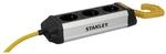 Stanley 3fach Steckdosenleiste, 3x Schutzkontaktsteckdosen 3680W, 3 Meter PVC
